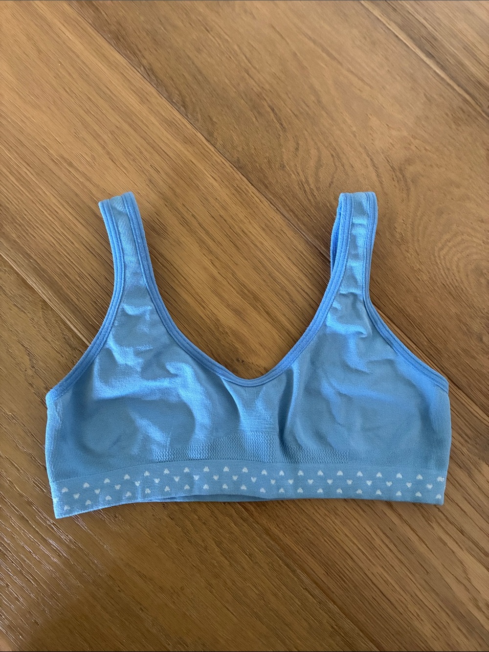 Girls Seamless Light Blue Bralette
